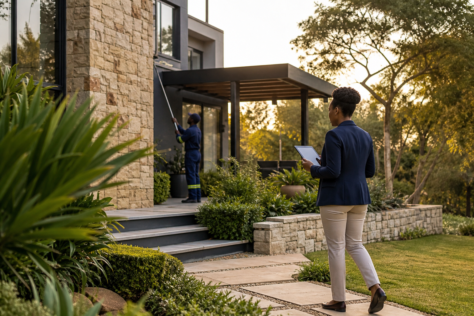 SPEYA property manager coordinating an inspection and maintenance